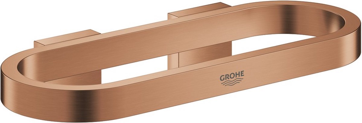 Grohe Selection Handtuchring oder Halter für Seifenschale und Duschwanne – Warm Sunset Brushed (Mattbronze) – 41035dl0