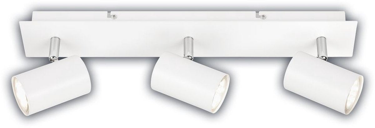 B.k.licht briloner isil a – Aufbaustrahler – LED-Deckenleuchte – eek a Lichtquelle* – 50.000h – schwenkbare Strahler – austauschbare Lichtquelle – weiß – 45x8x12,3 cm