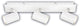 B.k.licht briloner isil a – Aufbaustrahler – LED-Deckenleuchte – eek a Lichtquelle* – 50.000h – schwenkbare Strahler – austauschbare Lichtquelle – weiß – 45x8x12,3 cm