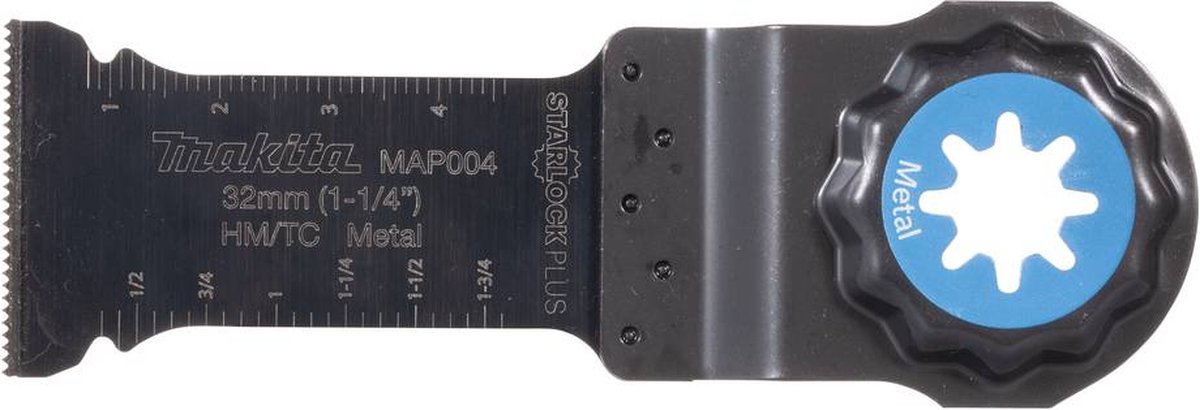 Makita Zubehör Map004 Tauchsäge 32 x 50 mm Edelstahl – B-66357 – B-66357