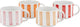 Leopold Wien - Kaffeetasse Franca - 4er-Set - Streifendesign