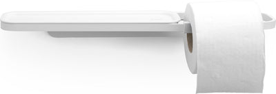 Brabantia Mindset Toilettenpapierhalter – mit Ablage – hängend – Mineral Fresh White