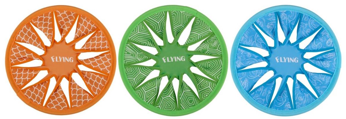 Eddy Toys Frisbee 30 cm – Wurfscheibe – Outdoor-Spielzeug – Kunststoff-Frisbee für Garten und Strand – sortiert