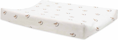 Jollein – Wickelunterlage Jersey 50x70cm – weiche Wickelunterlage für Babys – nostalgische Fahrt
