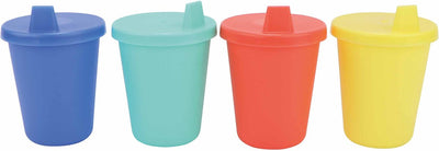 Nûby – Becher mit hartem Auslauf für Kinder – Auslauf mit freiem Auslauf – 207 ml – 4 Stück – ab 9 Monaten