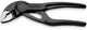 Knipex cobra® xs Rohr- und Wasserpumpenzange | 100mm Länge | rough surfaces | Erleichterung | grau atramentiert - 87 00 100 sw