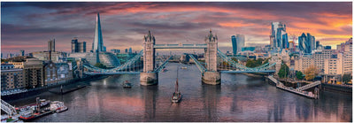Clementoni Jigsaw Puzzle Panorama über den Fluss Thames, 1000st.
