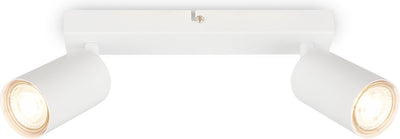 Briloner tib - Deckenstrahler - 2172026 - drehbar - Ein Aus über Wandschalter - 15,5 x 5,5 x 25,5 cm - Weiß