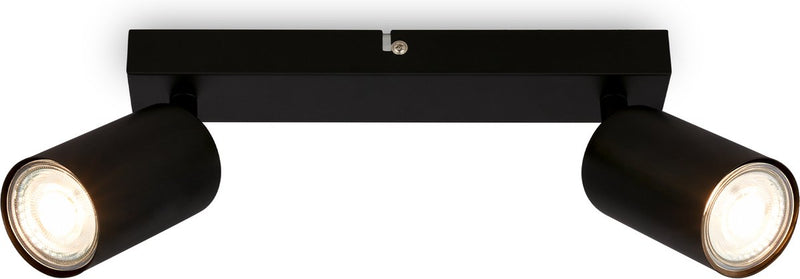 Briloner tib - Deckenstrahler - 2172025 - drehbar - Ein Aus über Wandschalter - 15,5 x 5,5 x 25,5 cm - Schwarz