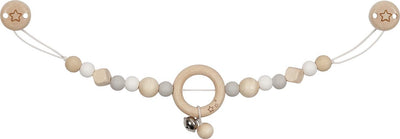 Goki Holzstars Kettenstern Grey mit Clips