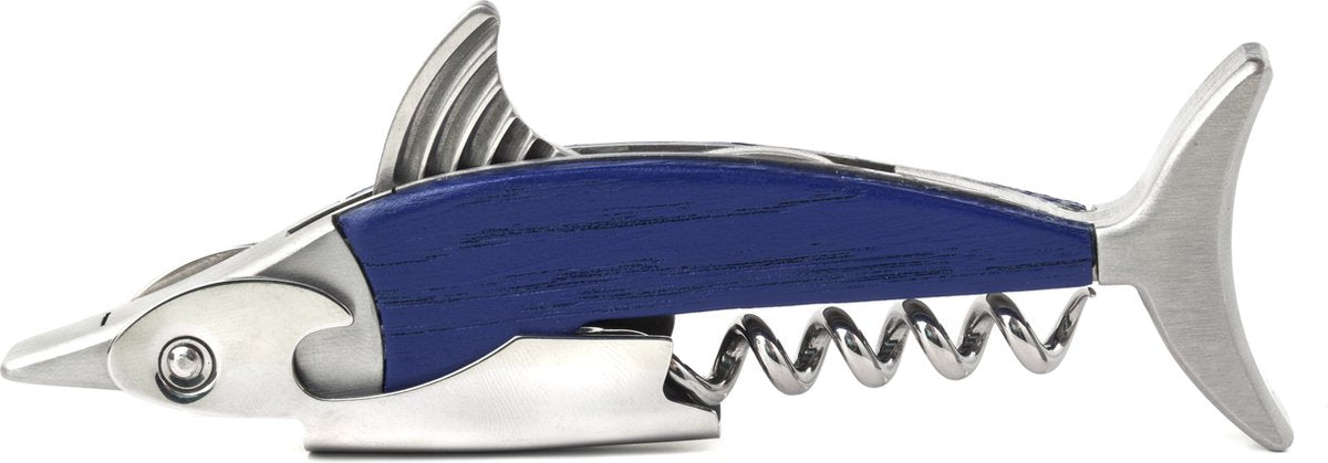 Kikkerland Blue Marlin Korkenzieher
