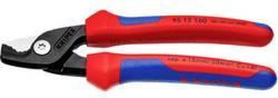 Knipex Kabelschneider | Länge 160 mm Mehrkomponenten-Ummantelung | 1 Stück - 95 12 160 - 95 12 160
