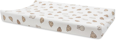 Jollein x Miffy Wickelauflagenbezug – 50 x 70 cm – Jersey – Miffy und Freunde