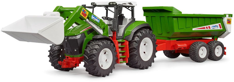 Bruder Roadmax -Traktor mit Frontlader und Anhänger