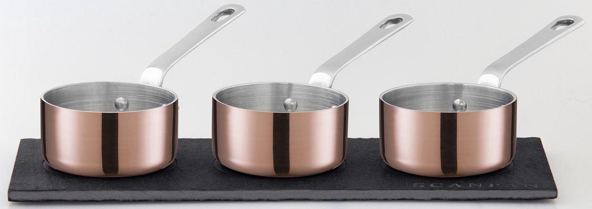 Scanpan – Mini-Kochtöpfe – Maitre D – 80 ml – 6 cm