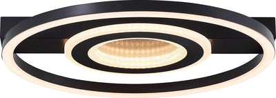 Brilliant Queens – Deckenleuchte – LED 26 W – 3000 K – Schwarz