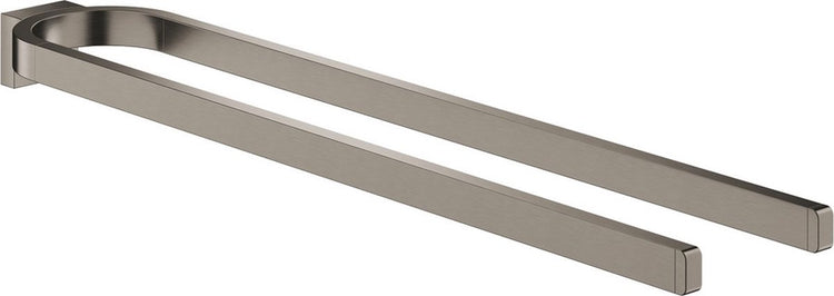 Grohe Selection Handtuchhalter doppelt – Hartgraphit gebürstet (matt dunkelgrau) – 41059al0
