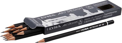 Lyra Art Design Zeichnungsstifte, D 6,9 mm, 2b, Füllung 1,8 mm, 12 Stück 1 Box