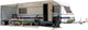 Eurotrail Schiebemarkise für Wohnwagen, 820 x 240 cm, Polyester, grau