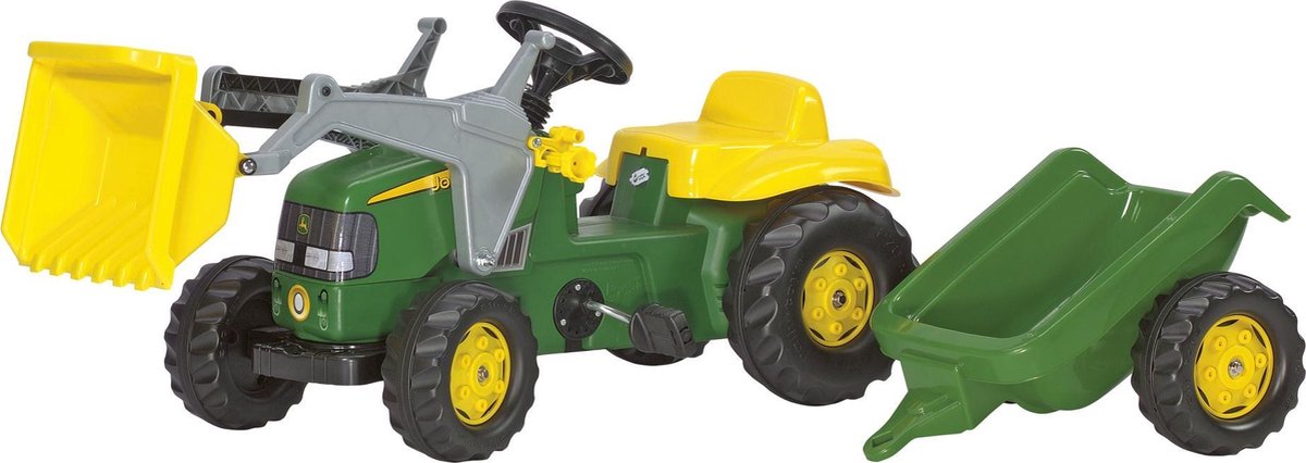 Rolly Toys Treppentraktor Rollykid John Deere Junior Green