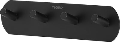 Tiger rondo - Handtuchhaken Multi - ohne Bohren - Handtuchhaken - 3m Band - mattschwarz