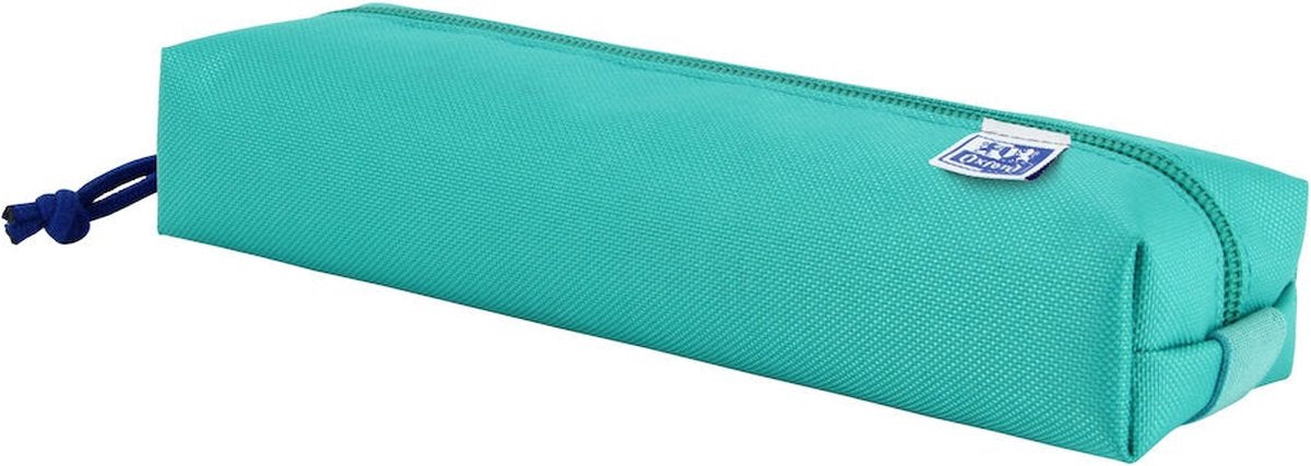 Oxford-Federmäppchen – Türkis mit Gummizug – rechteckiges Federmäppchen 22 cm – Federmäppchen für Jungen – Federmäppchen für Mädchen