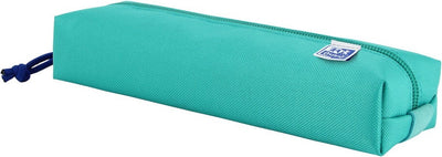 Oxford-Federmäppchen – Türkis mit Gummizug – rechteckiges Federmäppchen 22 cm – Federmäppchen für Jungen – Federmäppchen für Mädchen