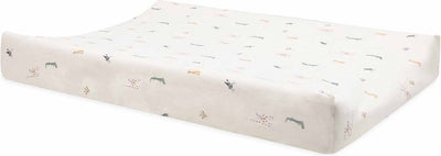 Jollein – Wickelunterlage Jersey 50 x 70 cm – Wickelunterlage mit weichem Bezug – Jungle Jambo