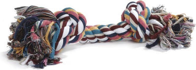Beeztees Zahnseideseil – Hundespielzeug – 4 Knoten – farbig – ca. 360 Gramm - 60x7x7 cm