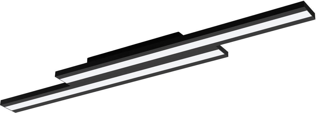 Eglo connect.z saliteras-z intelligente Deckenleuchte – 116 cm – Schwarz und Weiß – einstellbares RGB-Weißlicht – dimmbar – ZigBee