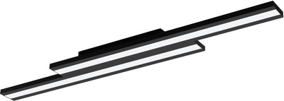 Eglo connect.z saliteras-z intelligente Deckenleuchte – 116 cm – Schwarz und Weiß – einstellbares RGB-Weißlicht – dimmbar – ZigBee