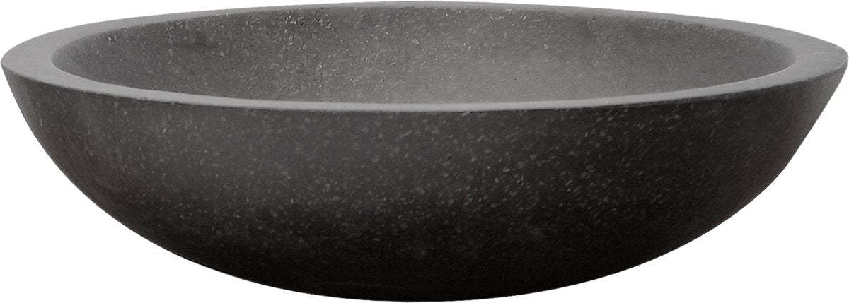 Differnz Pure Waschbecken - ø 45 x 12,5 cm - Schwarz