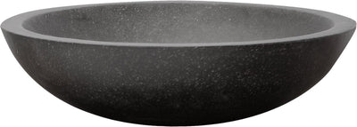 Differnz Pure Waschbecken - ø 45 x 12,5 cm - Schwarz