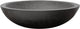 Differnz Pure Waschbecken - ø 45 x 12,5 cm - Schwarz
