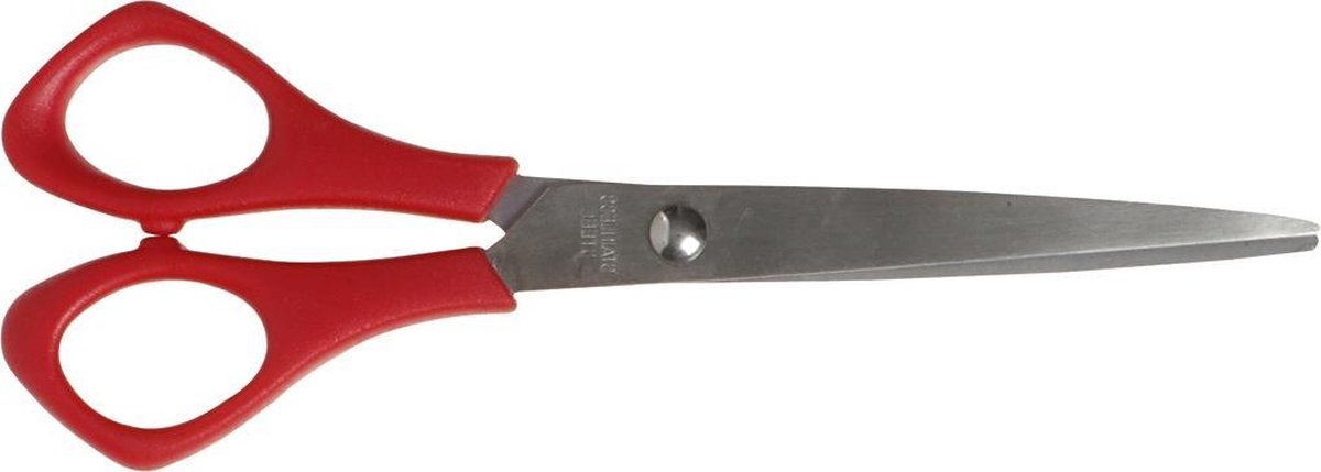 Creativ Company School -Angst, L: 16 cm, spitz, links, rot, 1 Stück
