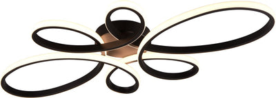 Trio Fly - Deckenleuchte - Schwarz matt - inkl. 1x SMD 32w - dimmbar