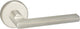 Impresso Kirby Hocker mit runder Rosette, verdeckter Edelstahl