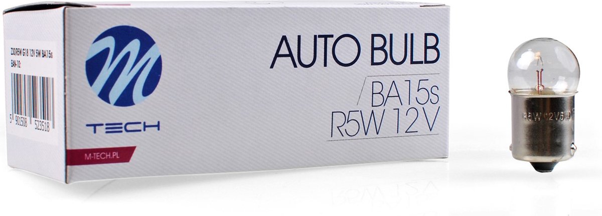 M-tech r5w 12v 5w - klar - 10 Stück