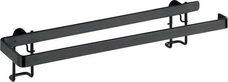 Wenko Gala Küchenrollenhalter Wand Schwarz Stahl 31cm - Küchenpapierhalter Wand