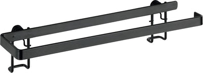 Wenko Gala Küchenrollenhalter Wand Schwarz Stahl 31cm - Küchenpapierhalter Wand