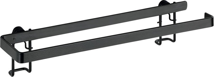 Wenko Gala Küchenrollenhalter Wand Schwarz Stahl 31cm - Küchenpapierhalter Wand