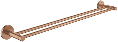 Grohe Start Doppel-Handtuchhalter – 600 mm – Wandmontage – Metall – warmer Sonnenuntergang gebürstet