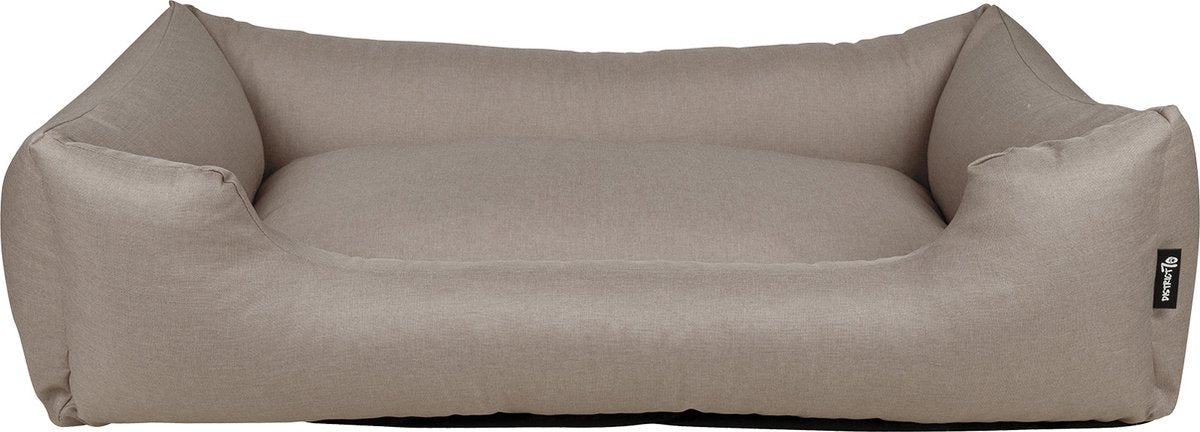District 70 klassisches Boxbett – Hundekorb – Urban Taupe – extra groß 117 x 82 cm