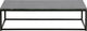 Woood Mellow Beistelltisch – Marmor – Schwarz – 32 x 120 x 60 cm