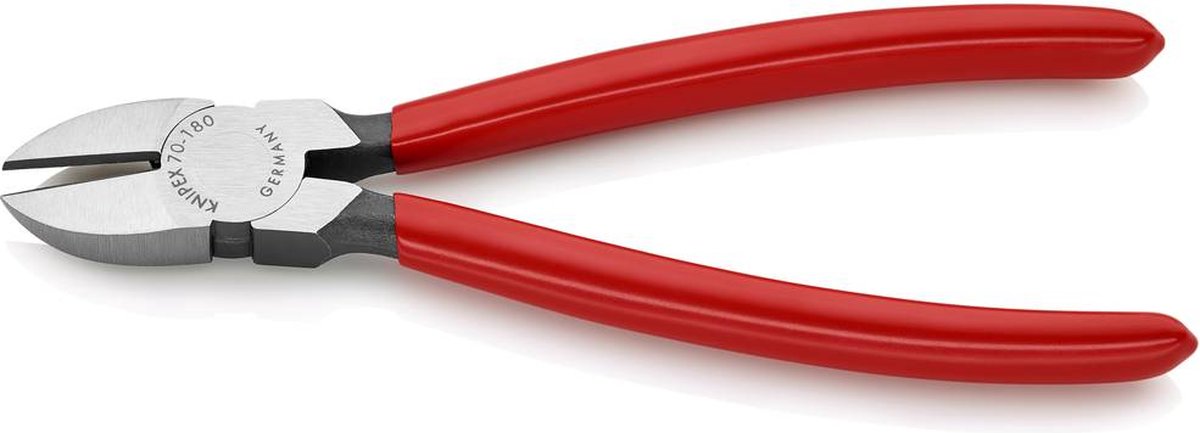 Knipex 70 01 180 Werkstatt-Seitenschneider mit Facette 180 mm