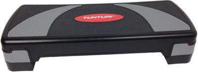 Tunturi Aerobic Step Compact – Fitnessschritt verstellbar – Aerobic Stepper – Schwarz – inkl. kostenlose Fitness-App