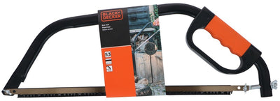 Black+Decker Bogensäge bxgtto7032 – 21 53 cm – weicher Komfortgriff – stoßdämpfend – Knöchelschutz – Stahl – Schwarzorange