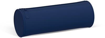 Federmäppchen in Qc-Farbe, Marineblau, rund, 21 cm