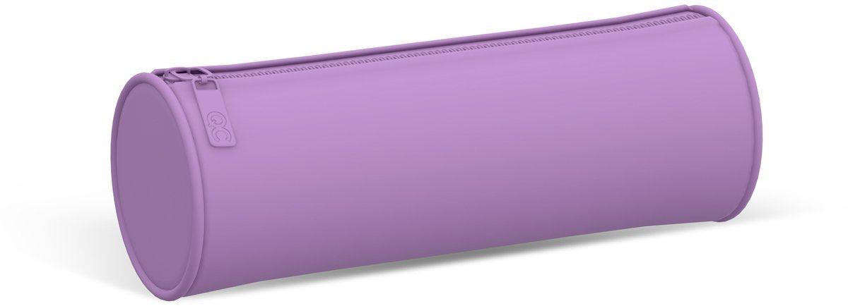 Federmäppchen Qc Farbe Lila – rund – 21 cm