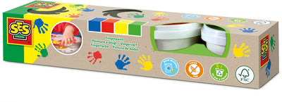SES Eco Fingerfarbe, 4 Farben